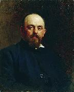 Ilya Repin, Portrait of railroad tycoon and patron of the arts Savva Ivanovich Mamontov.